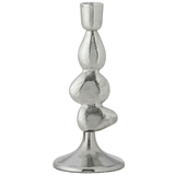 Metina Candle Holder - Silver