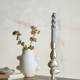 Metina Candle Holder - Silver