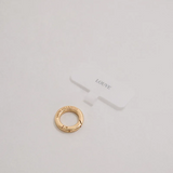 Universal Phone Strap Connector - White/Gold