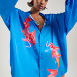 LS Oversized Shirt - Koi