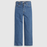 Ribcage Straight Ankle Jeans - Jazz Pop