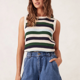 Pleat Front Short - Washed Indigo