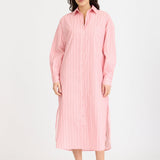 Chiara Maxi Dress Stripe - Bonbon Stripes