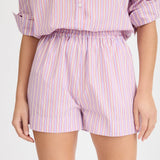 Chiara Shorts Multi Stripe - Voila/True Red/Cherry