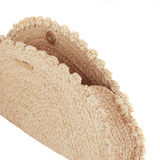 Sun Clutch Raffia - Beige