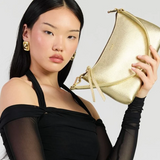 Haven Shoulder Bag - Champagne Metallic