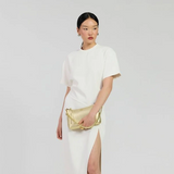 Haven Shoulder Bag - Champagne Metallic