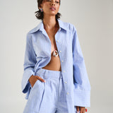 Tailored Short - Sea Stripe