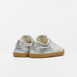 Volly O.T Leather - Silver/White
