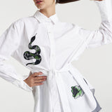 Sparkle LS Shirt - White