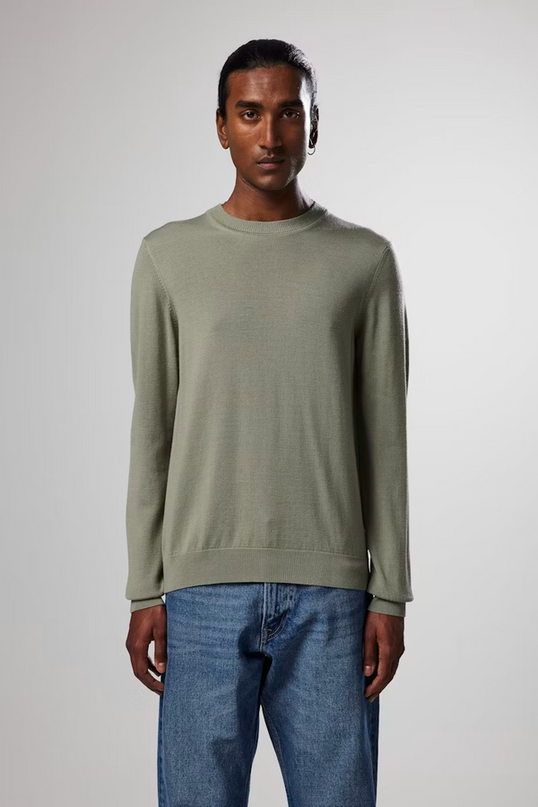 Ted Merino Sweater - Dusty Green