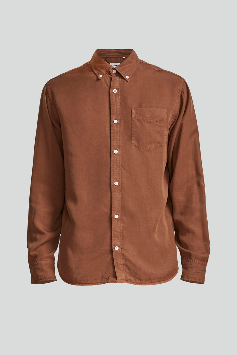 Levon Shirt - Canela Brown